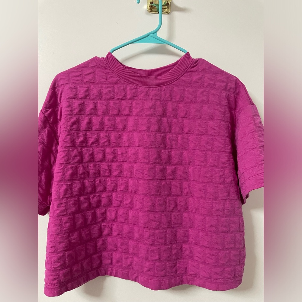A New Day Pink Square Top Size S